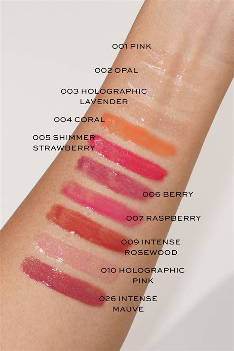 dior lip gloss ring|Dior lip gloss color chart.